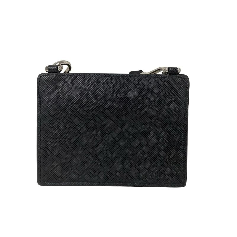 Prada Card Case Black Leather