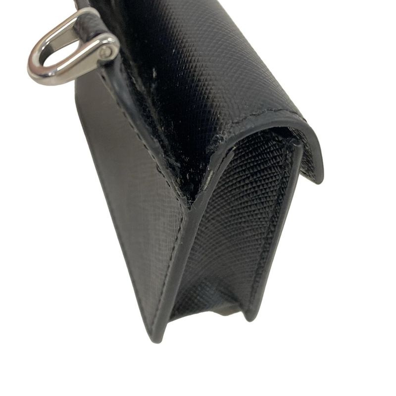 Prada Card Case Black Leather