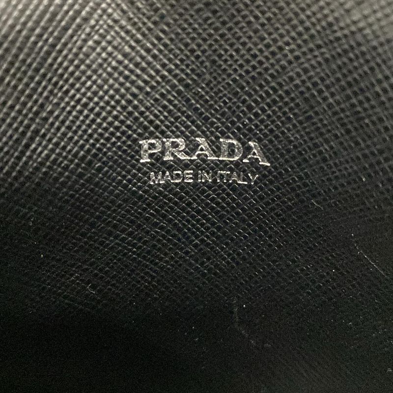 Prada Card Case Black Leather