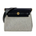 Hermes Shoulder Bag Herbag Zip 20 Beige Black Gold
