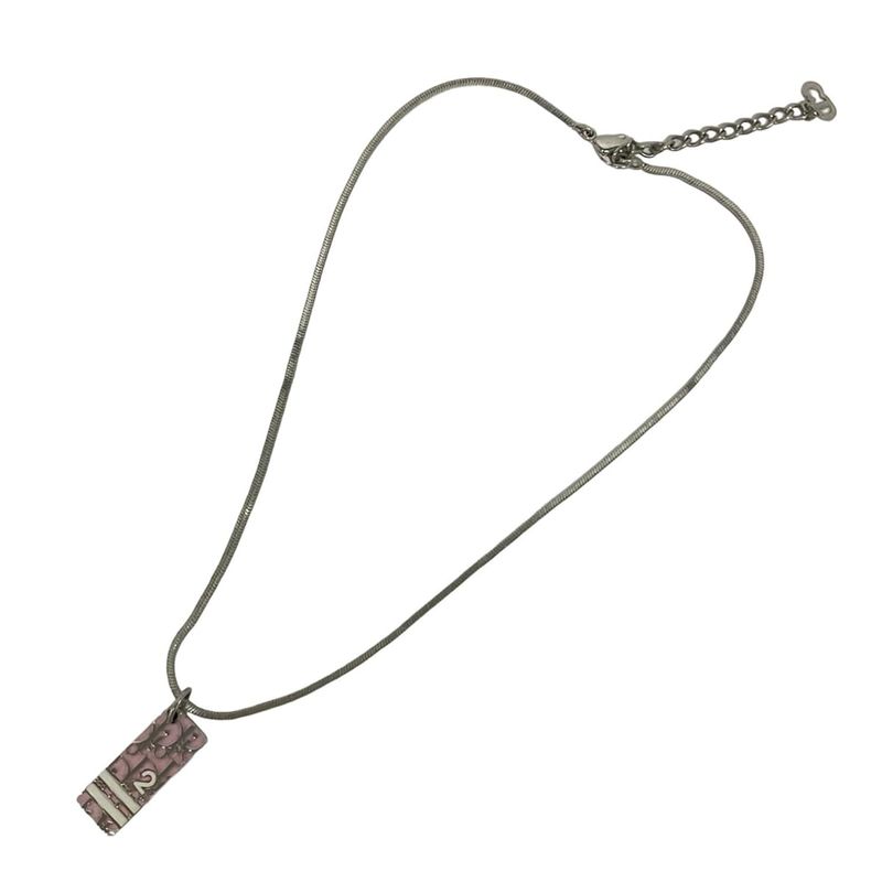 Dior Necklace Trotter Silver Pink