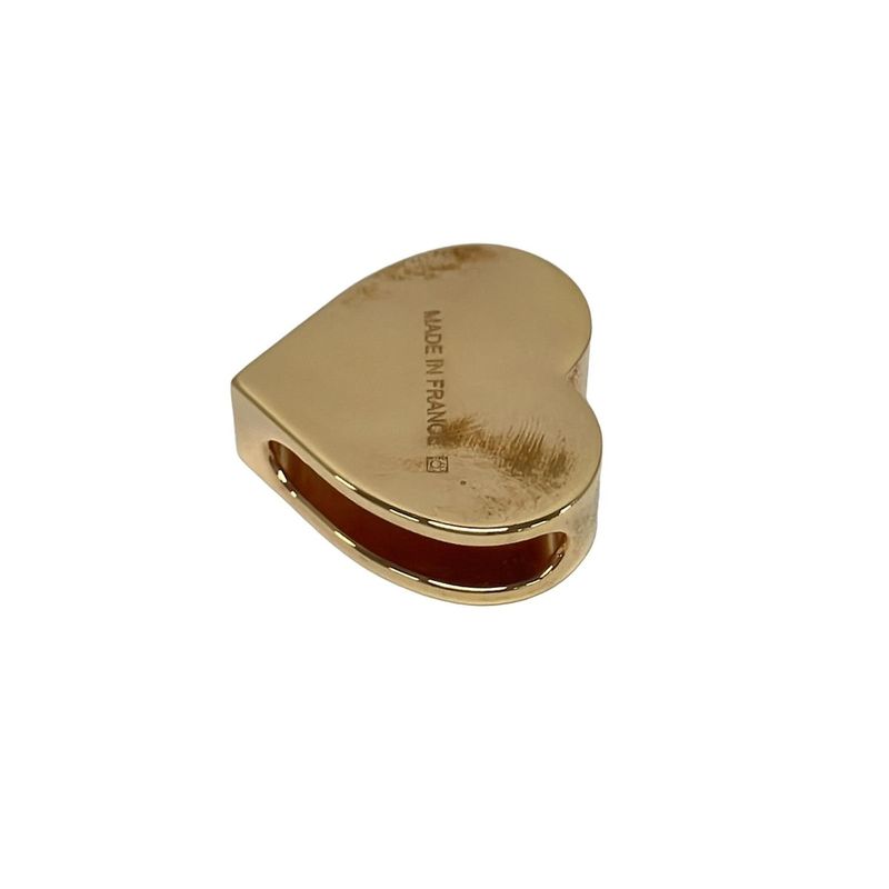 Hermes Scarf Ring Twilly Pink Gold