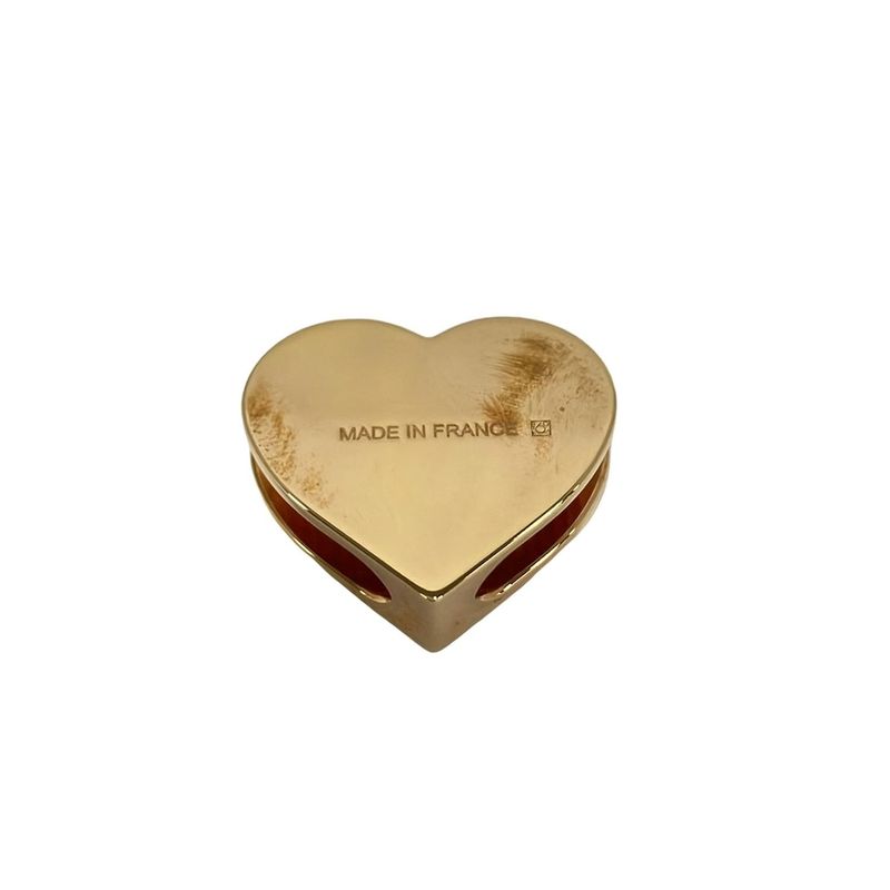 Hermes Scarf Ring Twilly Pink Gold