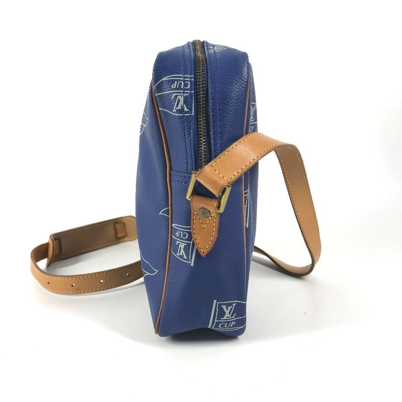Louis Vuitton Shoulder Bag Sac San Diego Monogram Canvas Blue