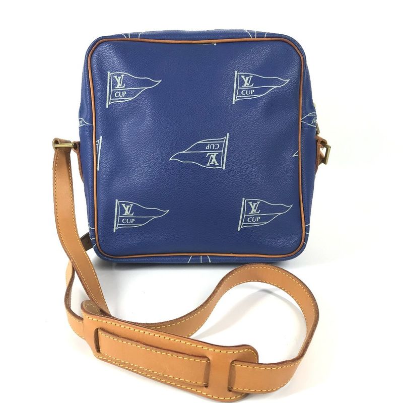 Louis Vuitton Shoulder Bag Sac San Diego Monogram Canvas Blue