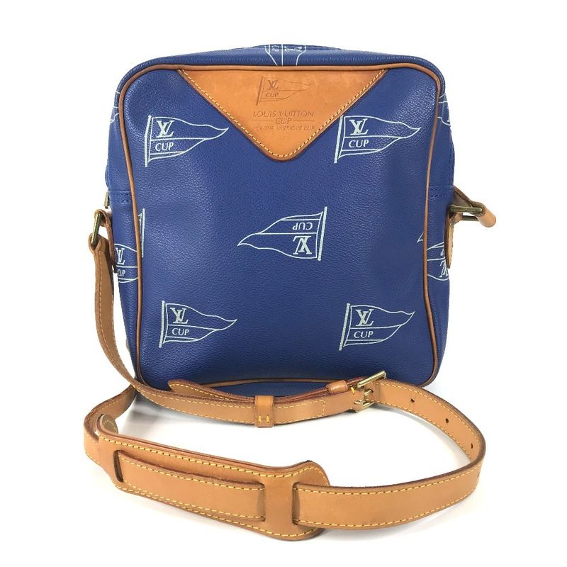 Louis Vuitton Shoulder Bag Sac San Diego Monogram Canvas Blue