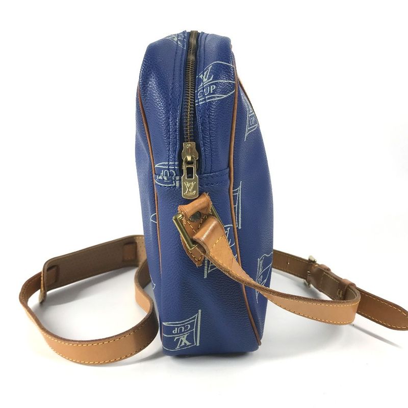 Louis Vuitton Shoulder Bag Sac San Diego Monogram Canvas Blue