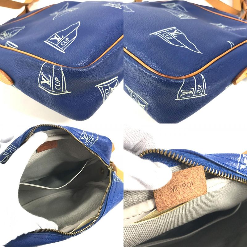 Louis Vuitton Shoulder Bag Sac San Diego Monogram Canvas Blue