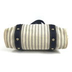 Louis Vuitton Shoulder Bag Cabas MM Canvas Ivory Navy