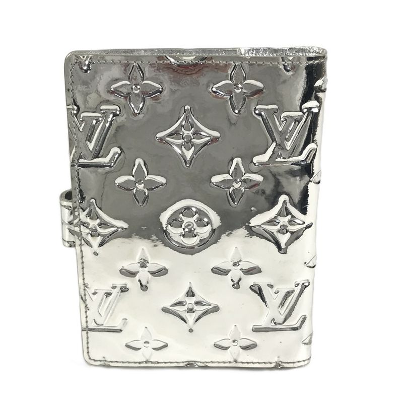 Louis Vuitton Notebook Cover Agenda PM Leather Silver