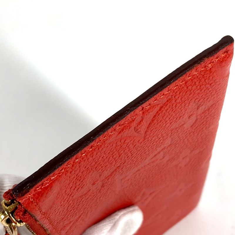 Louis Vuitton Wallet Portefeuille Monogram Empreinte Leather Orian Red