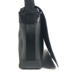 Louis Vuitton Shoulder Bag Victor Taiga Leather Black Khaki