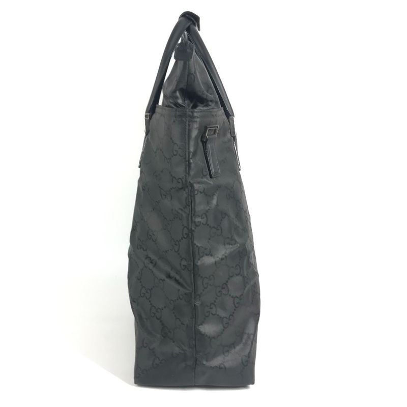 Gucci Handbag Logo GG Nylon Black
