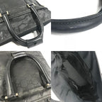 Gucci Handbag Logo GG Nylon Black