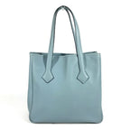 Hermes Shoulder Bag Victoria Cabas Taurillon Clemence Blue