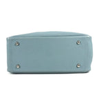 Hermes Shoulder Bag Victoria Cabas Taurillon Clemence Blue
