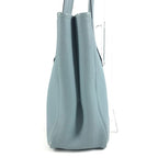Hermes Shoulder Bag Victoria Cabas Taurillon Clemence Blue
