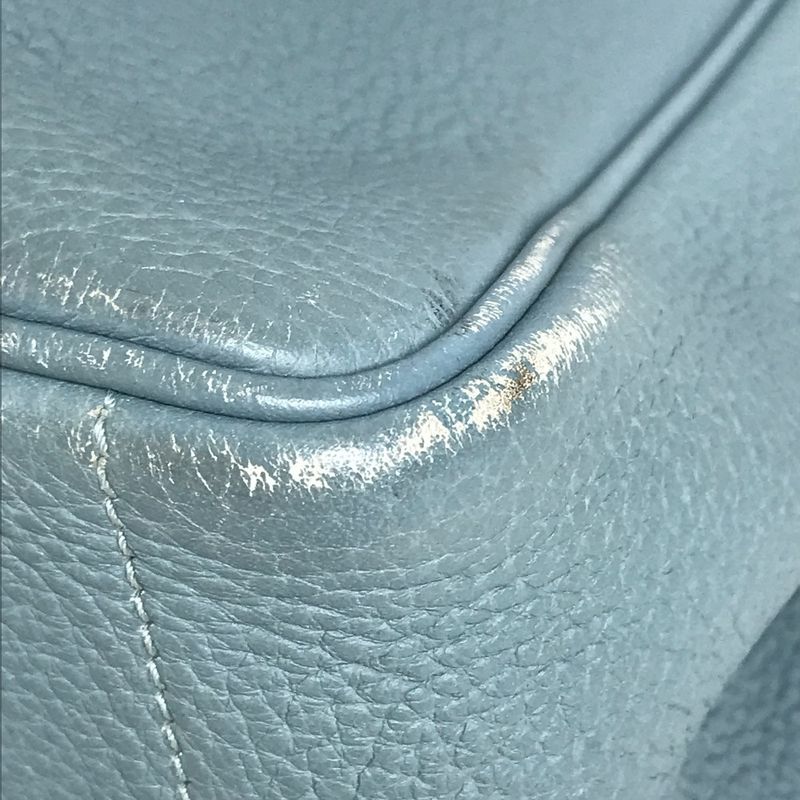 Hermes Shoulder Bag Victoria Cabas Taurillon Clemence Blue
