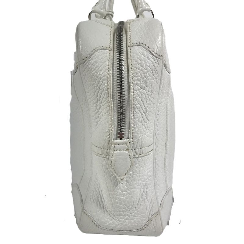 Hermes Handbag Omnibus PM Taurillon Clemence White