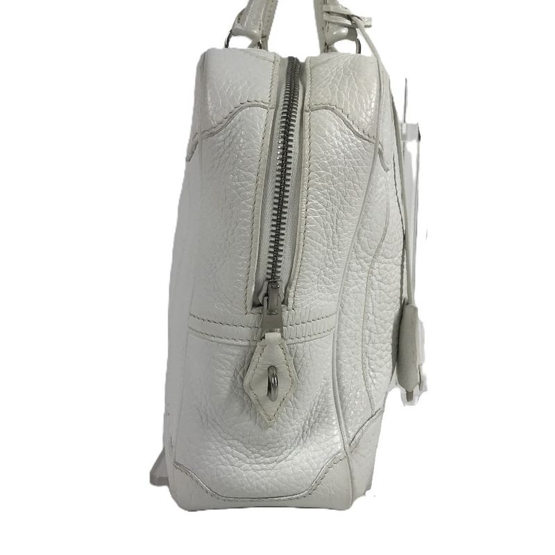 Hermes Handbag Omnibus PM Taurillon Clemence White