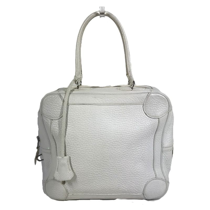 Hermes Handbag Omnibus PM Taurillon Clemence White