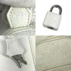 Hermes Handbag Omnibus PM Taurillon Clemence White