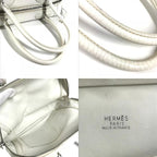 Hermes Handbag Omnibus PM Taurillon Clemence White