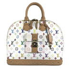 Louis Vuitton Handbag Alma GM Monogram Multicolor Canvas Bronze White Alma Gm