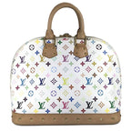 Louis Vuitton Handbag Alma GM Monogram Multicolor Canvas Bronze White Alma Gm