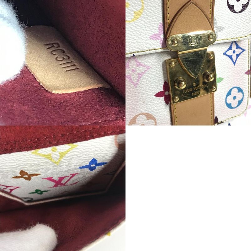 Louis Vuitton Handbag Alma GM Monogram Multicolor Canvas Bronze White Alma Gm