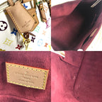 Louis Vuitton Handbag Alma GM Monogram Multicolor Canvas Bronze White Alma Gm