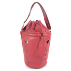 Hermes Shoulder Bag Manjoir Courchevel Red