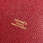 Hermes Shoulder Bag Manjoir Courchevel Red