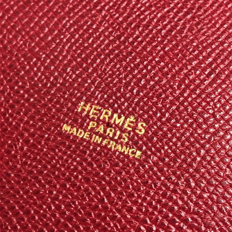 Hermes Shoulder Bag Manjoir Courchevel Red
