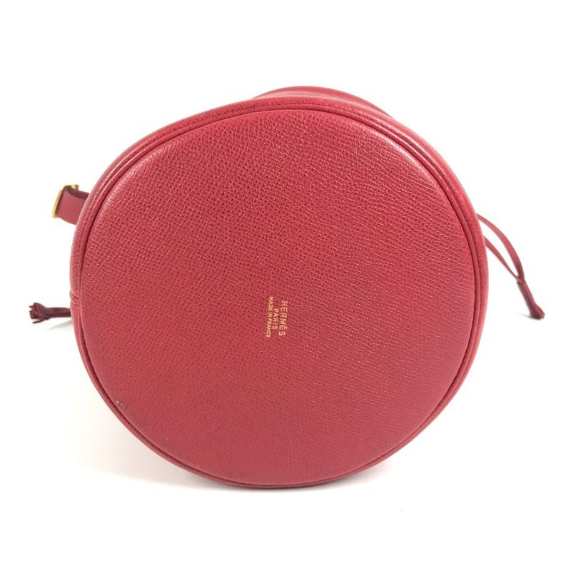 Hermes Shoulder Bag Manjoir Courchevel Red