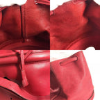 Hermes Shoulder Bag Manjoir Courchevel Red