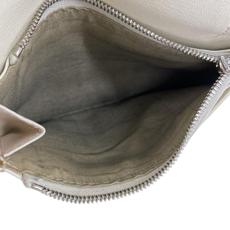 Celine Bifold Wallet Ivory Hologram Zip Around Leather X Hologram