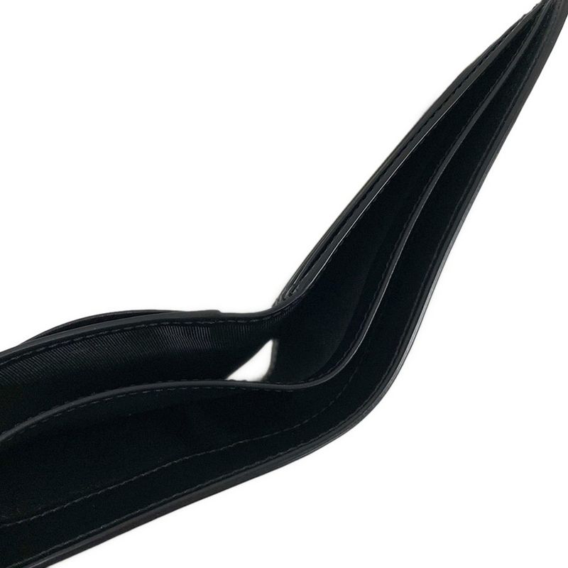 Saint Laurent Paris Billfold Tiny Cassandra East Waist Wallet Black