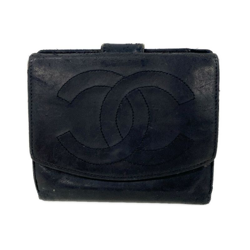 Chanel Hook Wallet Black Lambskin
