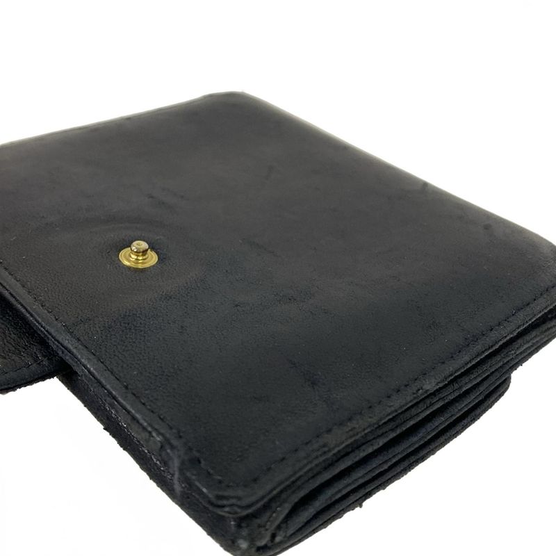 Chanel Hook Wallet Black Lambskin