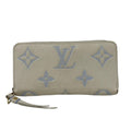 Louis Vuitton Wallet Bicolor Monogram Empreinte Zippy Latte White Candy Blue