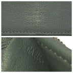 Louis Vuitton Taurillon Zippy Wallet Vertical Black Silver Leather
