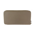 Hermes Azap Long Silk in Etoupe Beige Veau Wallet Zip Around