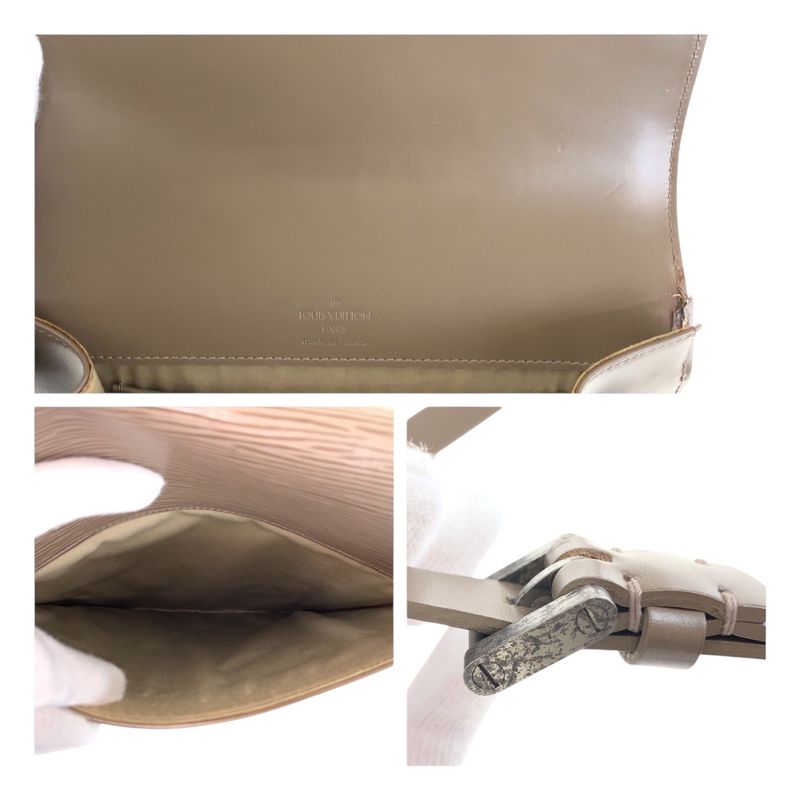 Louis Vuitton Epi la Depth Peppa Beige Shoulder Bag Peppa