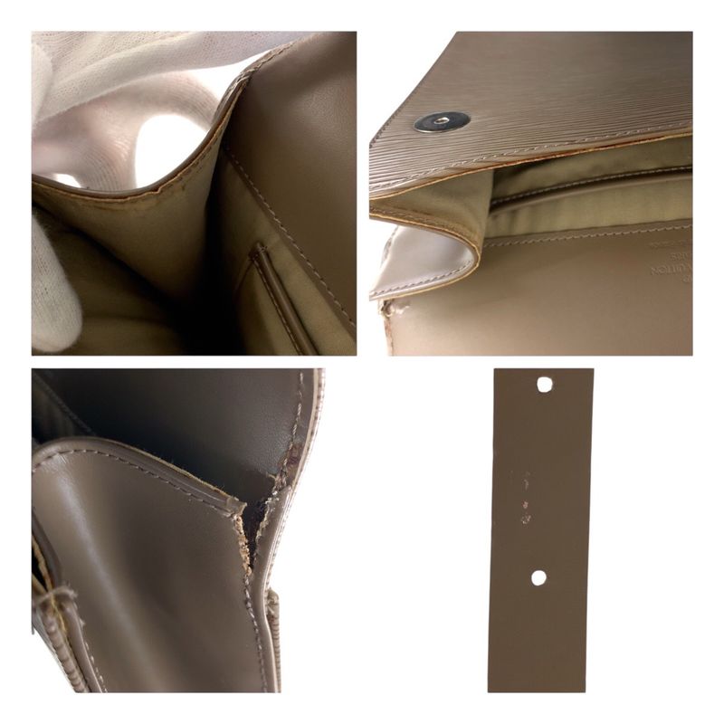 Louis Vuitton Epi la Depth Peppa Beige Shoulder Bag Peppa