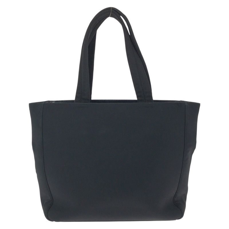 Prada Sports Black Silver Nylon Tote Shoulder Bag