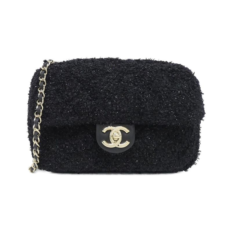 Chanel Bag Tweed Black