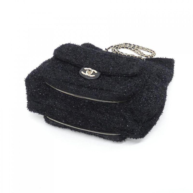 Chanel Bag Tweed Black