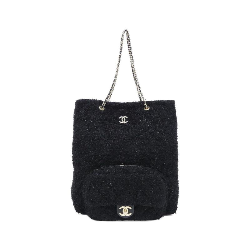 Chanel Bag Tweed Black