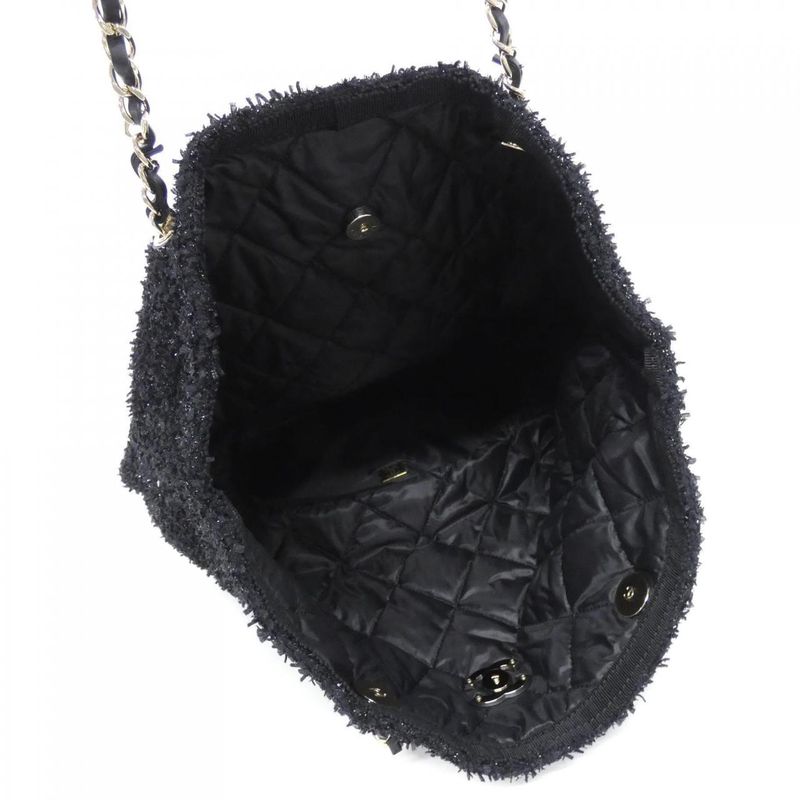 Chanel Bag Tweed Black